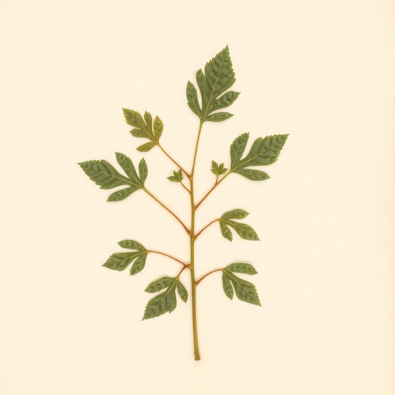 Cnidoscolus aconitifolius (Tree Spinach) — botanical photograph