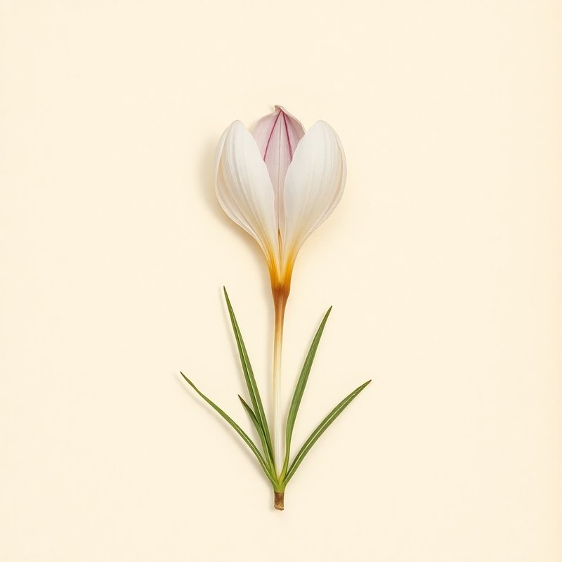 Colchicum autumnale (Autumn Crocus) — botanical photograph