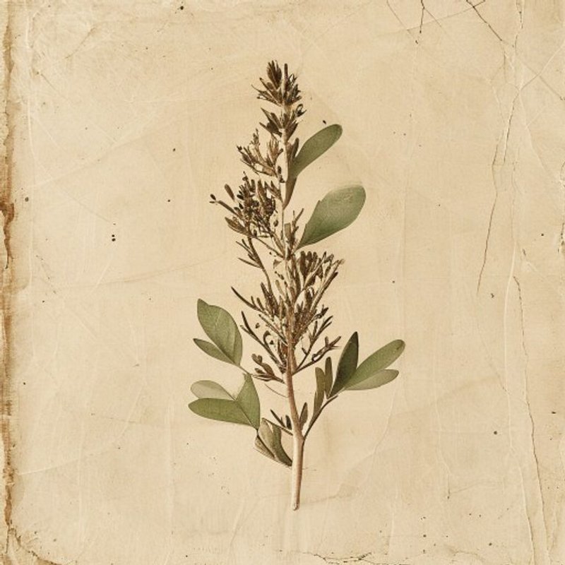Commiphora myrrha (Myrrh) — botanical photograph