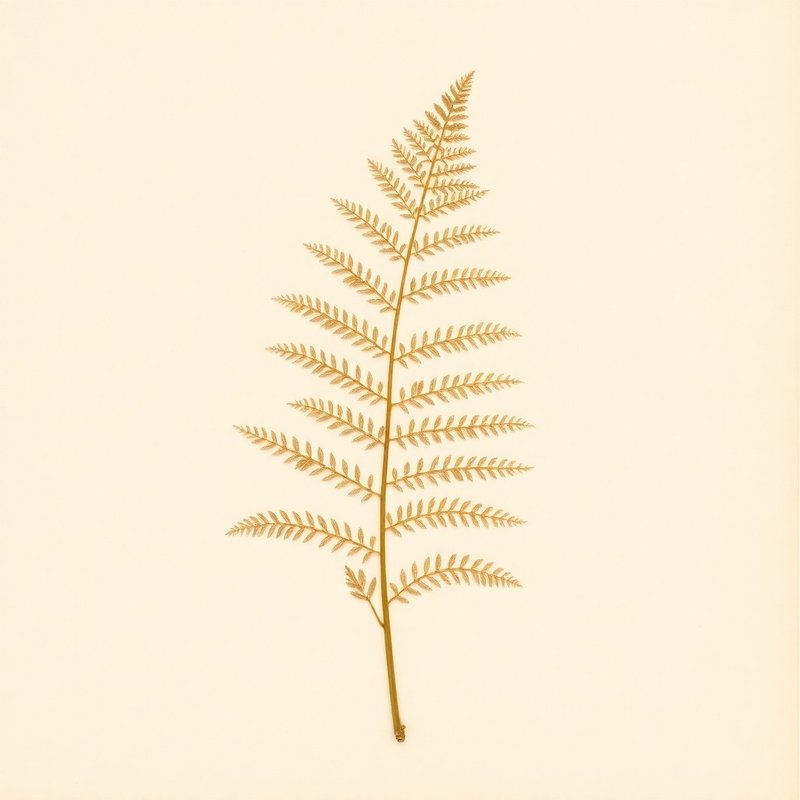 Comptonia peregrina asplenifolia (Sweet Fern) — botanical photograph