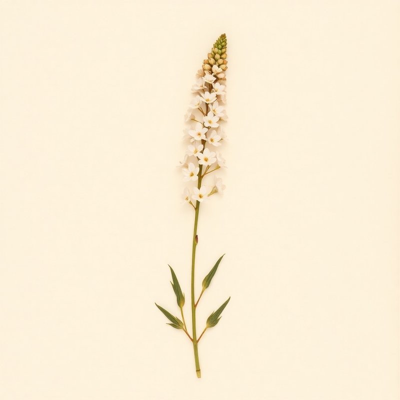 Consolida ambigua (Larkspur) — botanical photograph