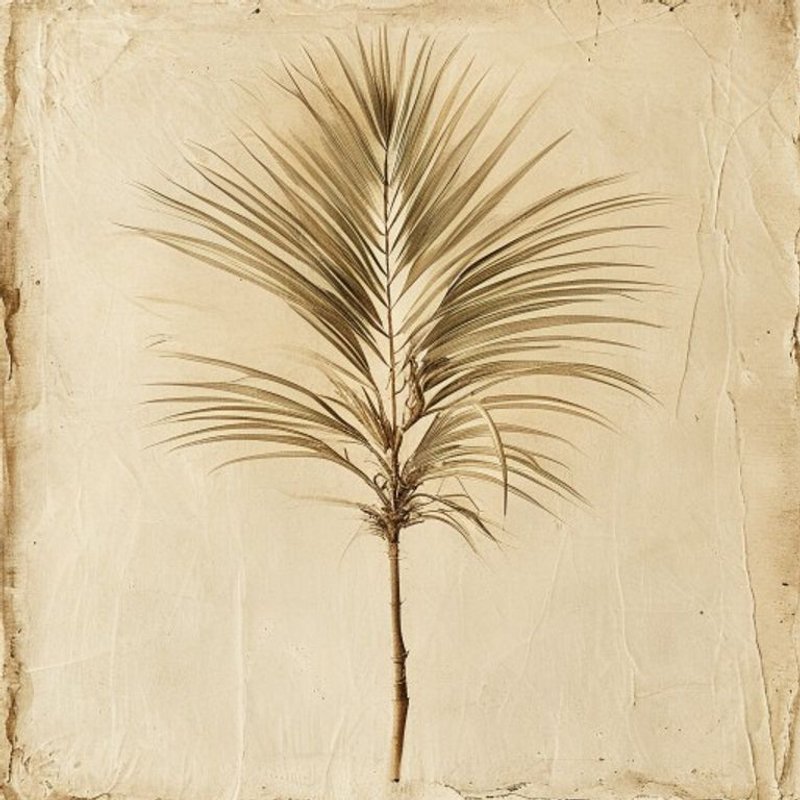 Copernicia alba (Caranday Palm) — botanical photograph