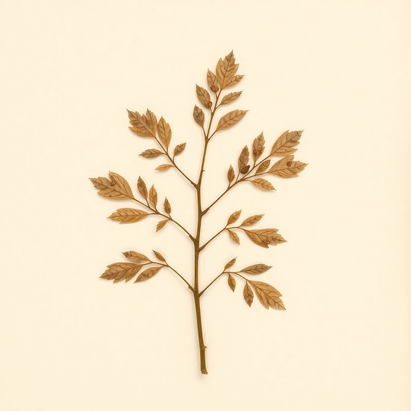 Corylus americana (American Hazel) — botanical photograph