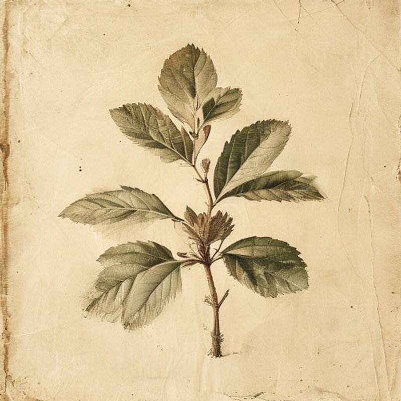 Corylus avellana (Common Hazelnut) — botanical photograph