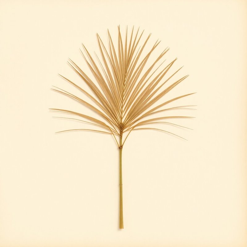 Corypha utan (Gebang Palm Corypha palm) — botanical photograph
