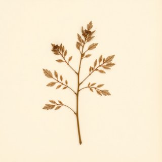 Coula edulis (African Walnut) — botanical photograph