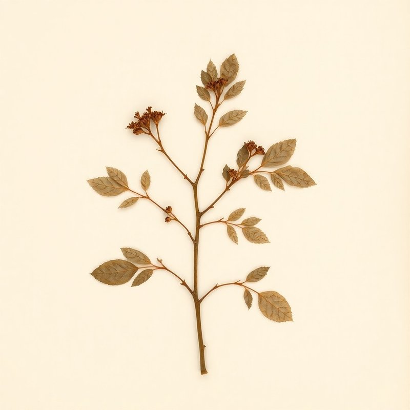 Crataegus coccinoides (Kansas Hawthorn) — botanical photograph