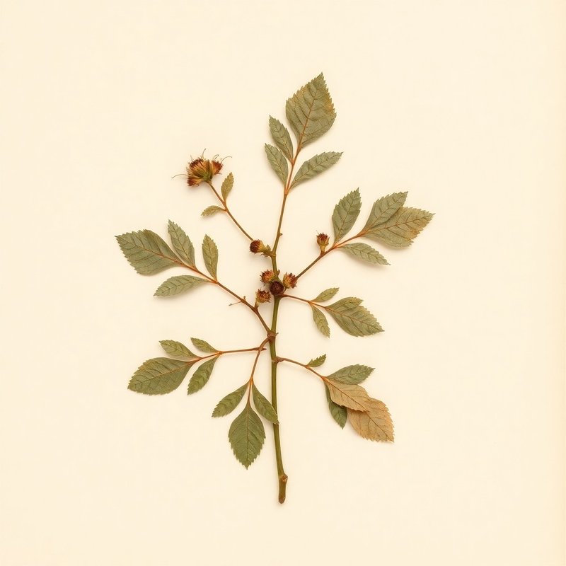 Crataegus flabellata (Fanleaf hawthorn) — botanical photograph