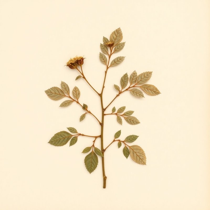 Crataegus flava (Summer Haw) — botanical photograph