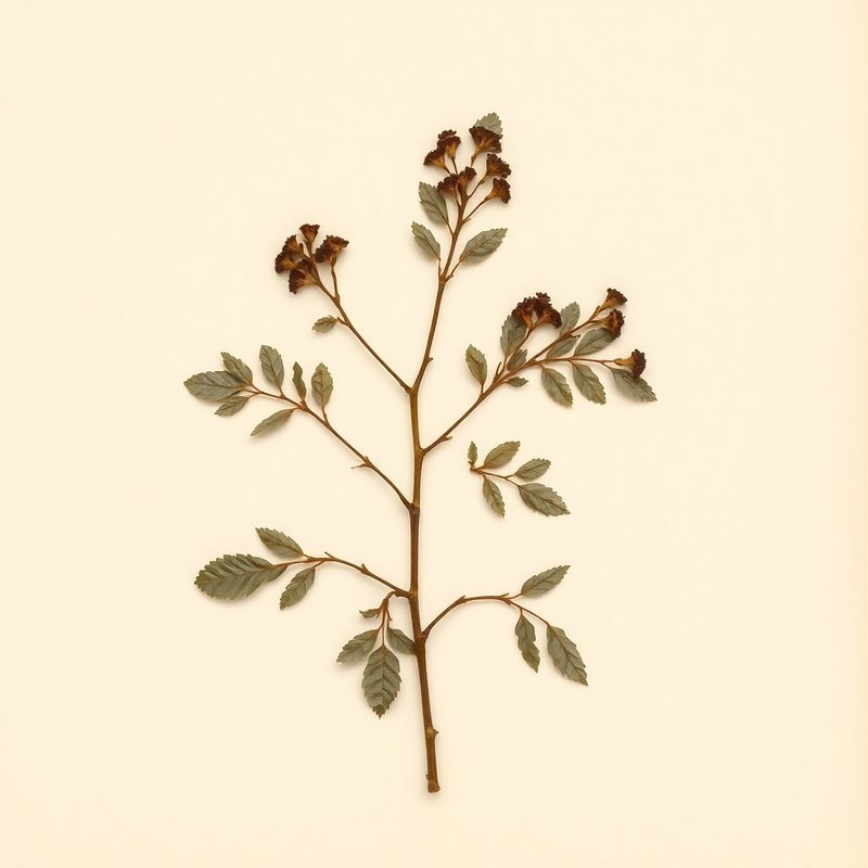Crataegus nigra (Hungarian Hawthorn) — botanical photograph