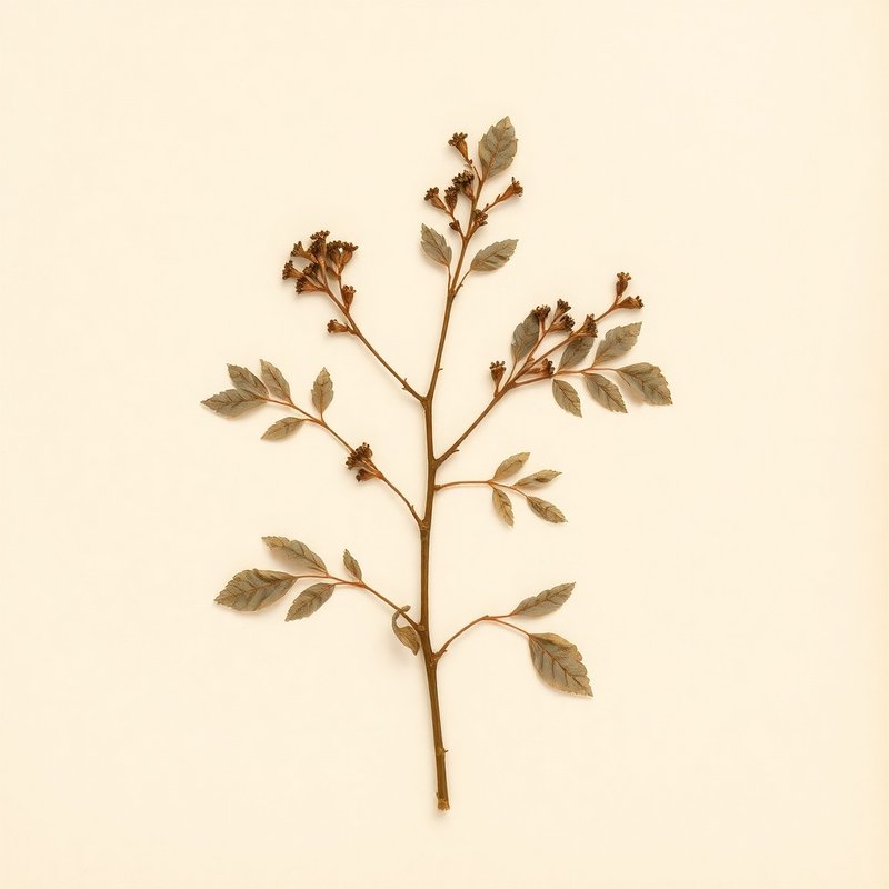 Crataegus rivularis (River Hawthorn) — botanical photograph