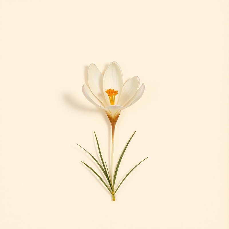 Crocus nudiflorus (Crocus nudiflorus) — botanical photograph
