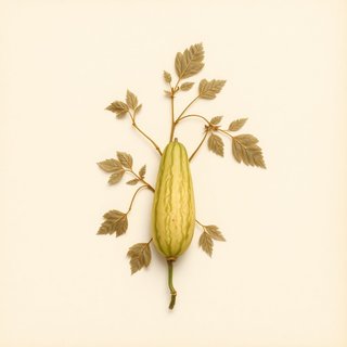 Cucumis melo agrestis (Cucumis melo agrestis) — botanical photograph