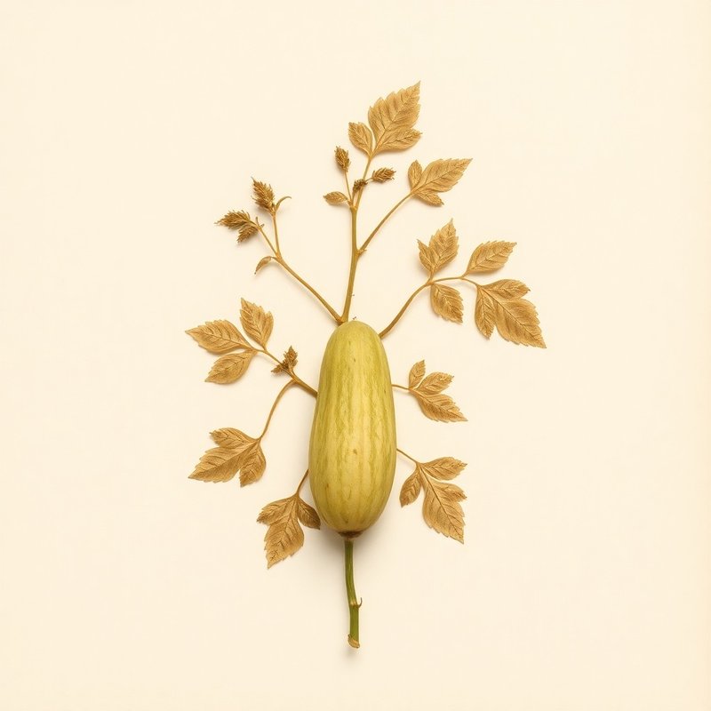 Cucumis melo inodorus (Cucumis melo inodorus) — botanical photograph