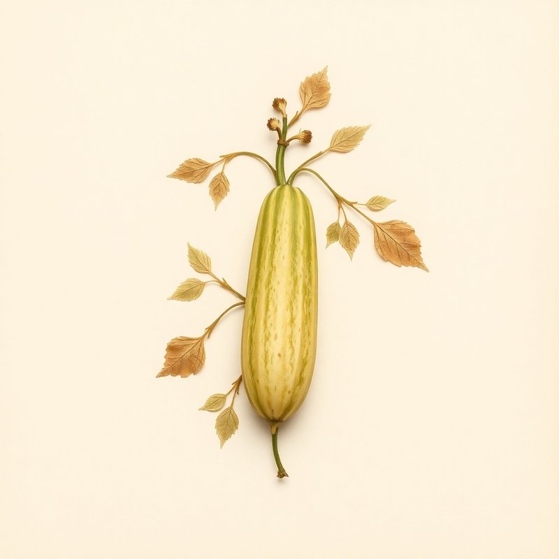 Cucumis melo momordica (Cucumis melo momordica) — botanical photograph
