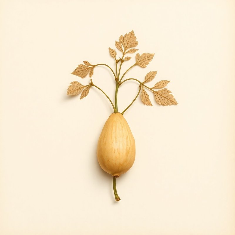 Cucurbita digitata (Cucurbita digitata) — botanical photograph