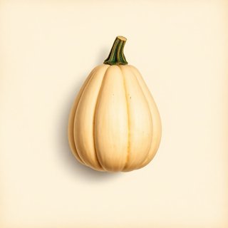 Cucurbita maxima (Winter Squash) — botanical photograph