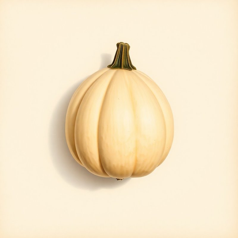 Cucurbita moschata (Squash) — botanical photograph