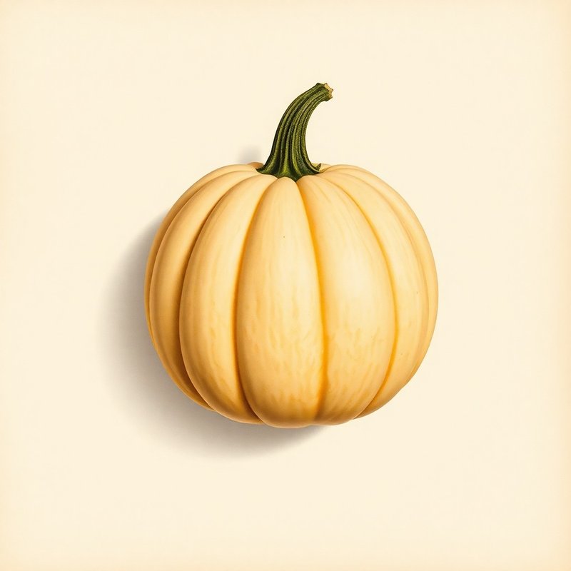 Cucurbita pepo (Pumpkin / Zucchini) — botanical photograph