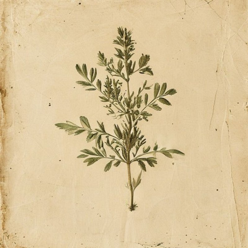 Cuminum cyminum (Cumin - Jeera) — botanical photograph