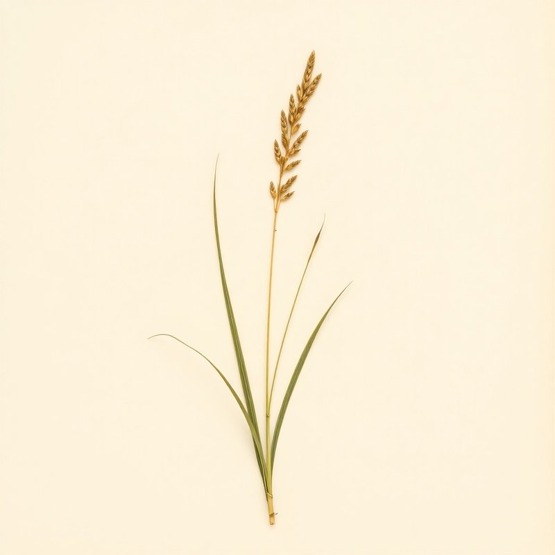 Cymbopogon citratus (Lemon Grass) — botanical photograph