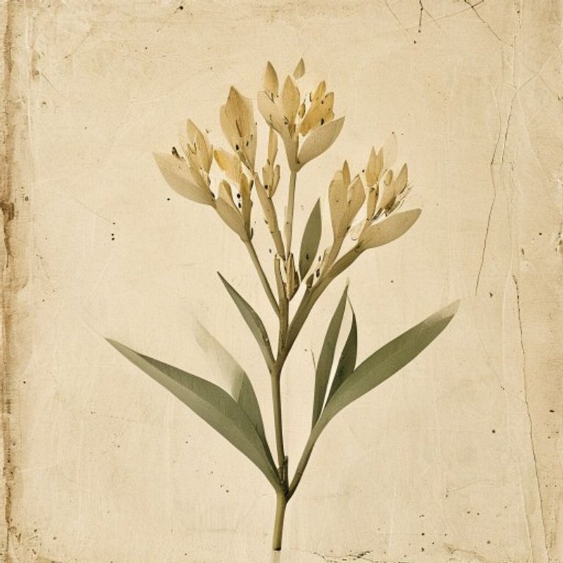 Cyrtanthus breviflorus (Fire Lily) — botanical photograph