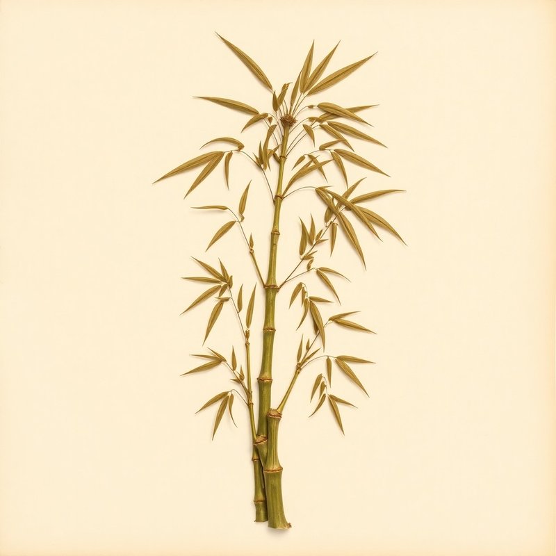 Dendrocalamus asper (Giant Bamboo) — botanical photograph