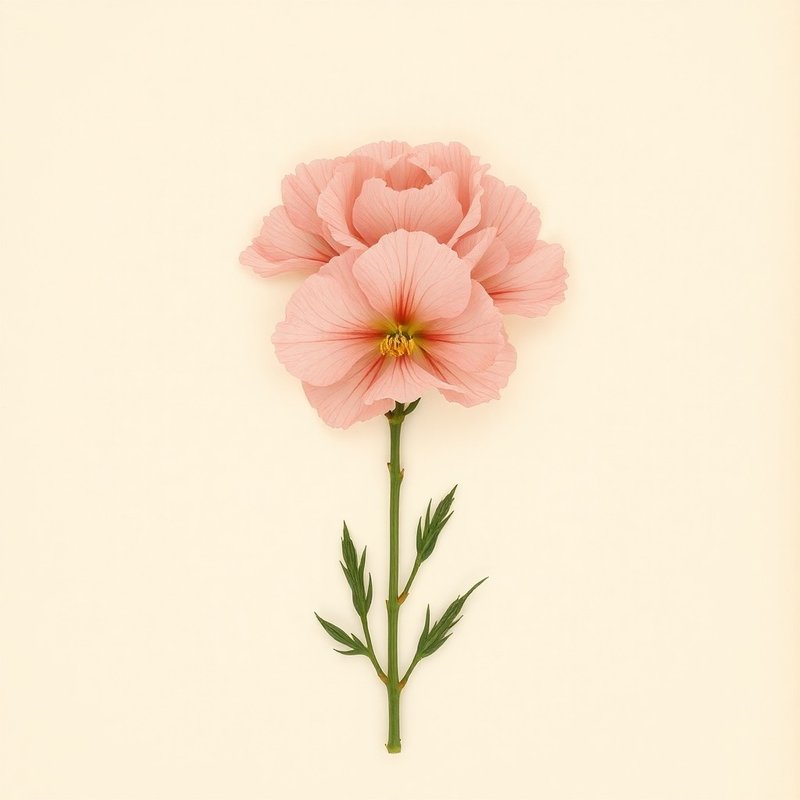 Dianthus caryophyllus (Carnation) — botanical photograph
