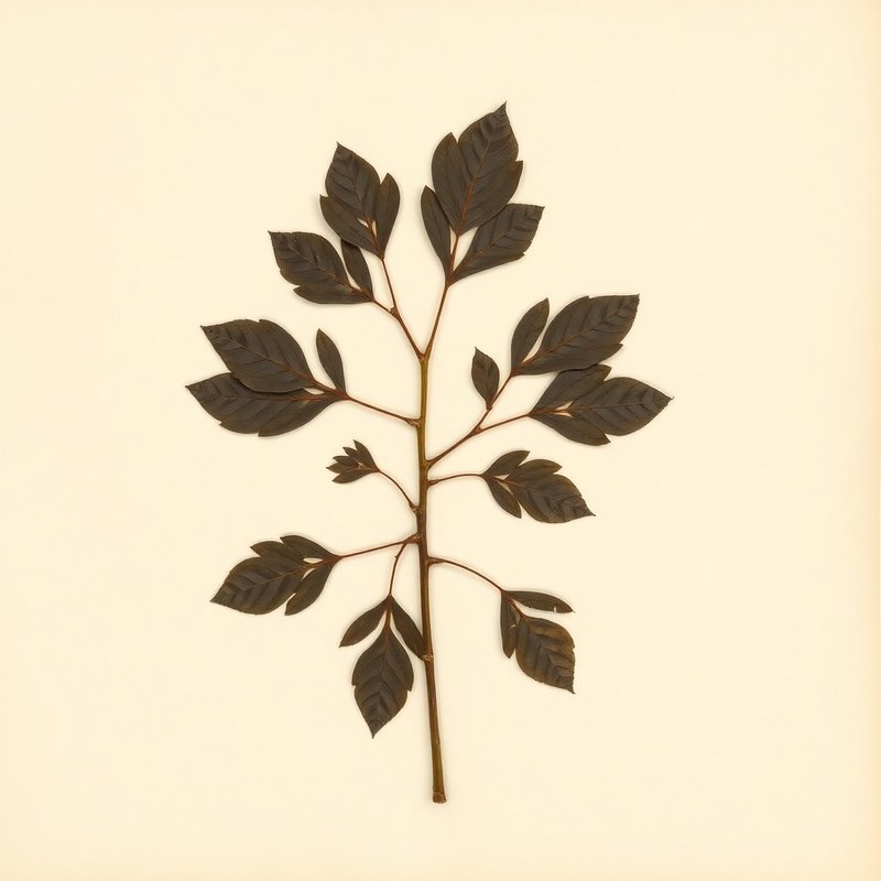 Diospyros celebica (Indonesian Ebony) — botanical photograph