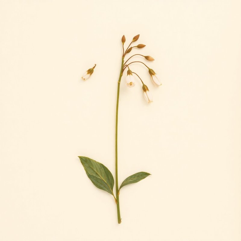 Disporum sessile (Japanese Fairy Bells) — botanical photograph