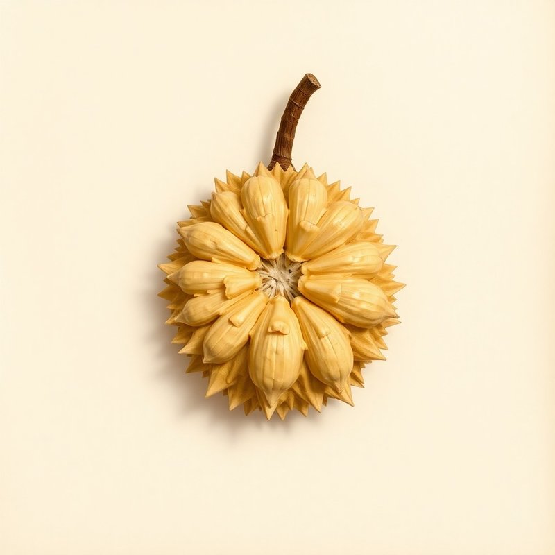 Durio dulcis (Durian Marangang) — botanical photograph