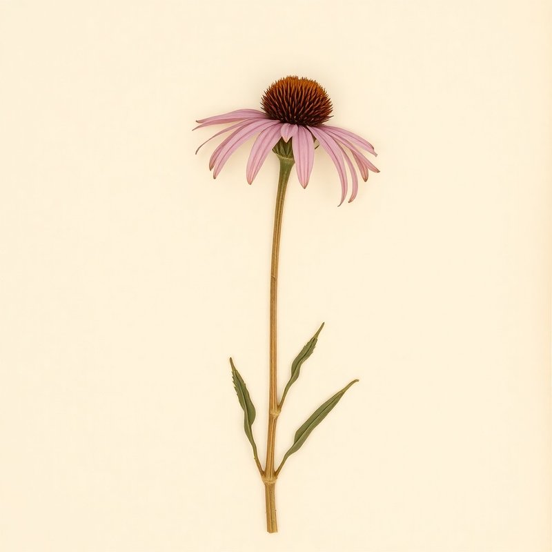 Echinacea purpurea (Echinacea) — botanical photograph