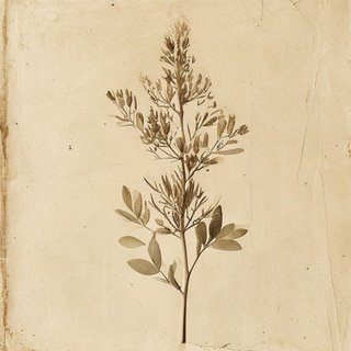 Elaeagnus glabra (Goat nipple) — botanical photograph