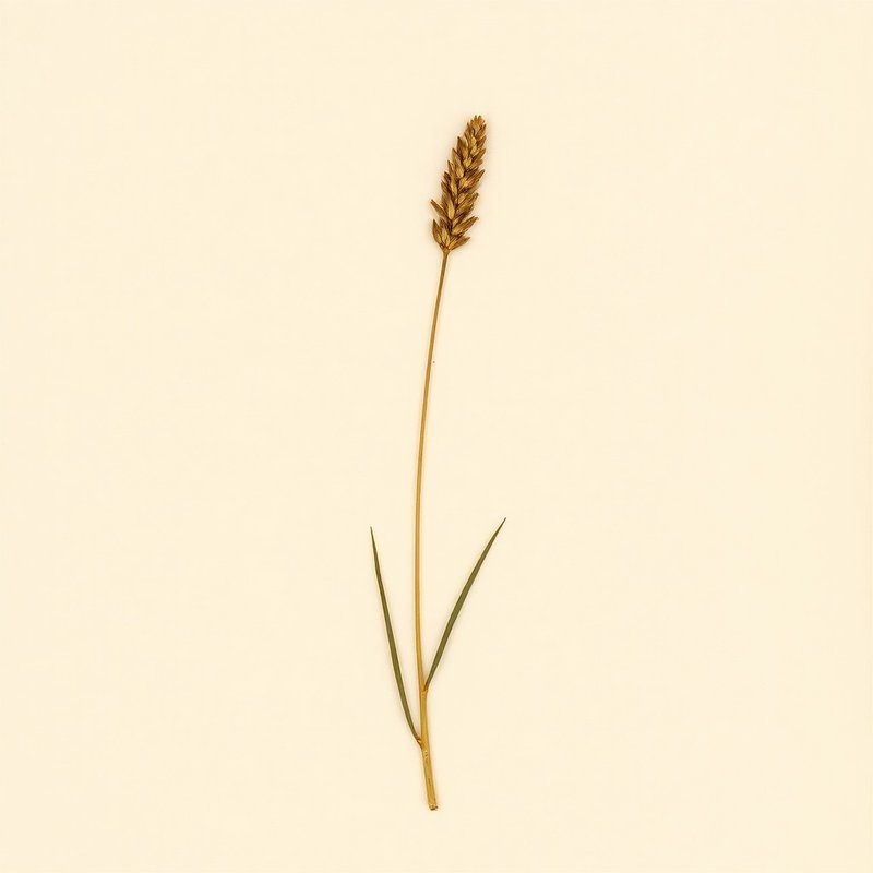 Eleusine coracana (Finger Millet) — botanical photograph
