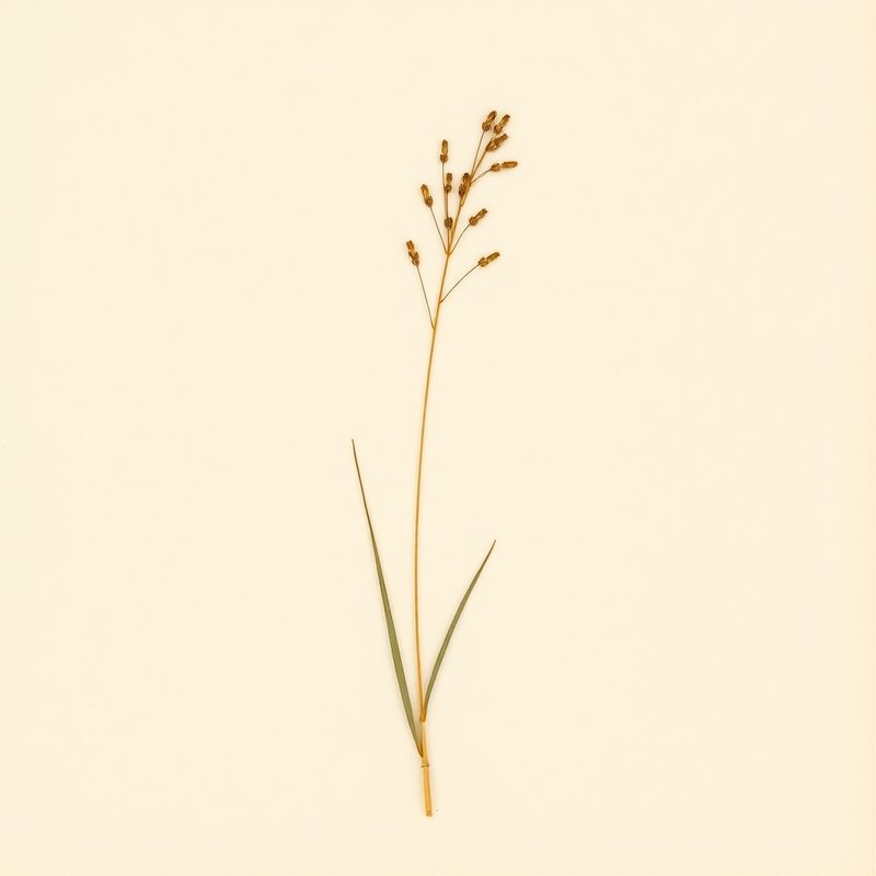 Eleusine indica (Wire Grass) — botanical photograph