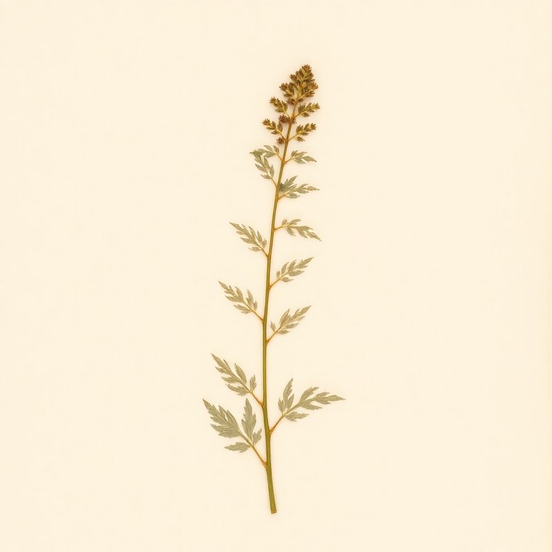Elsholtzia ciliata (Crested latesummer mint) — botanical photograph