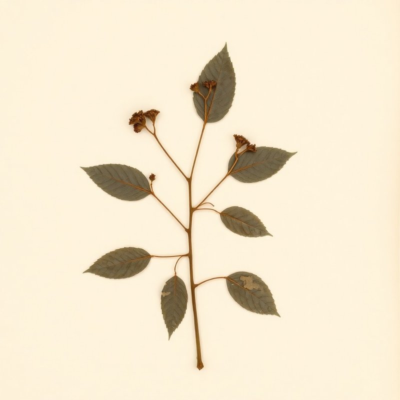 Embelia ribes (False black pepper) — botanical photograph