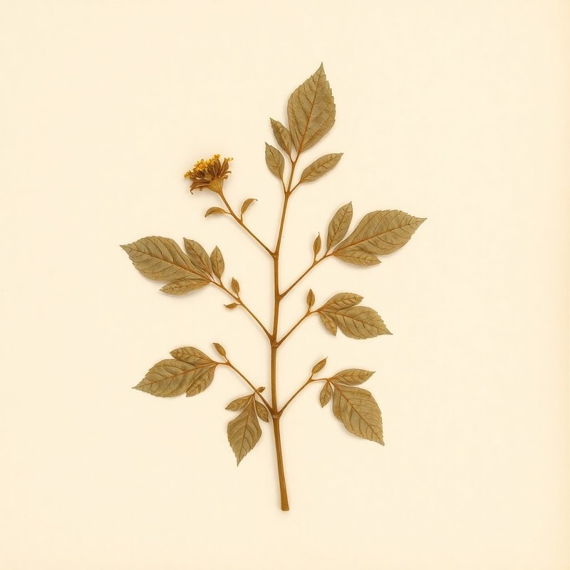 Erythroxylum coca (Coca) — botanical photograph