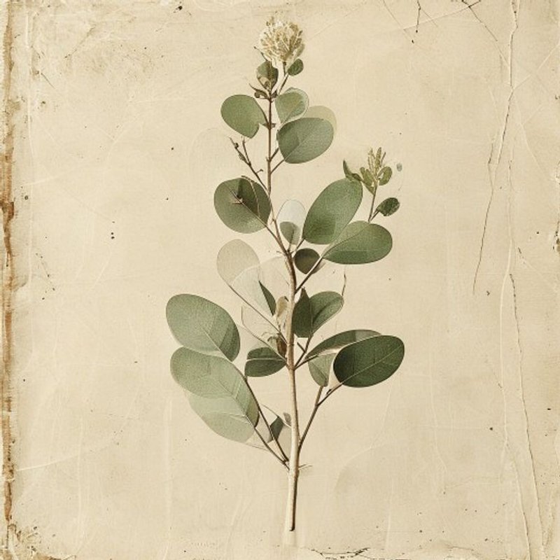 Eucalyptus citriodora (Lemon-Scented Gum) — botanical photograph