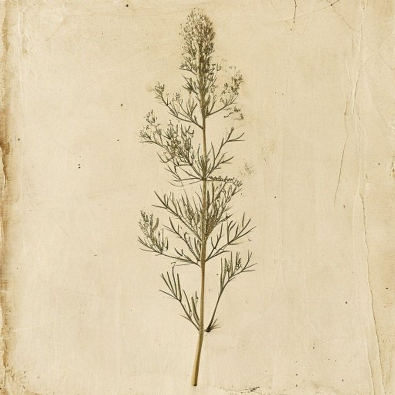 Foeniculum vulgare (Fennel) — botanical photograph