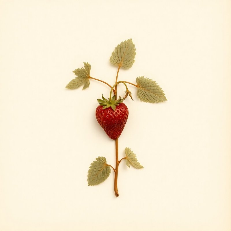 Fragaria iinumae (Strawberry) — botanical photograph