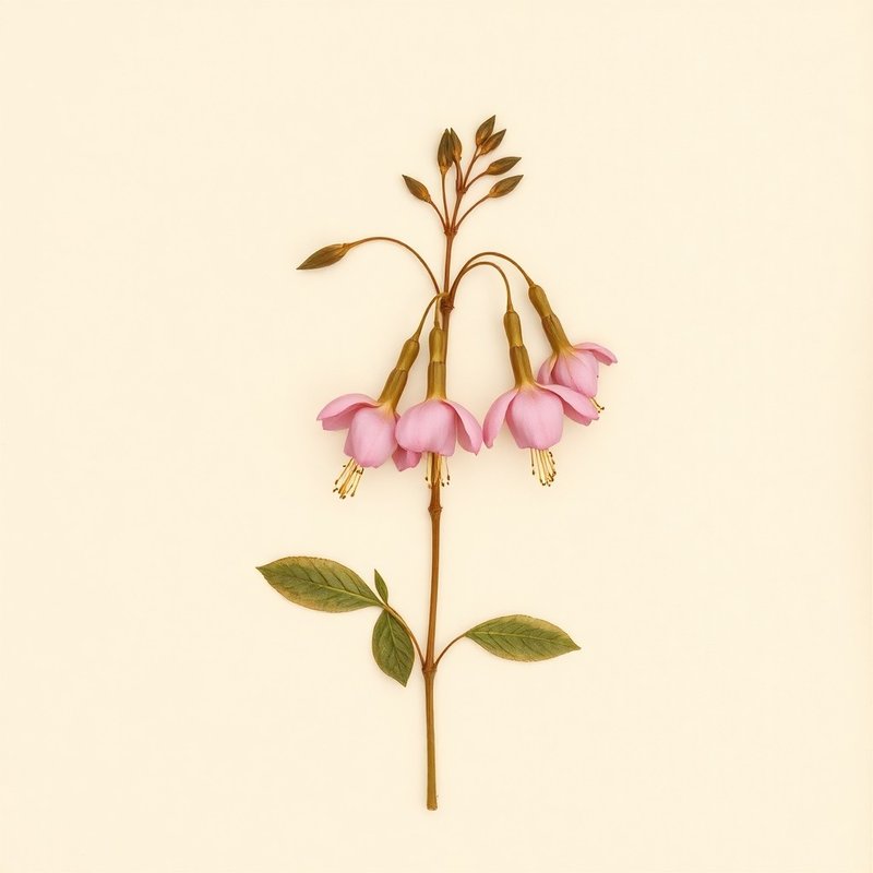 Fuchsia hemsleyana (Fuchsia hemsleyana) — botanical photograph