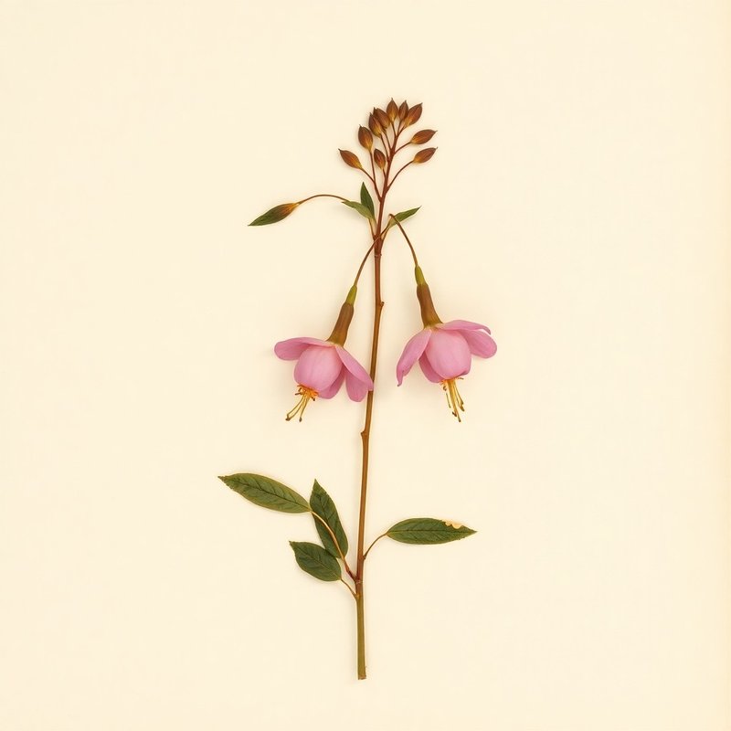 Fuchsia magellanica (Fuchsia) — botanical photograph
