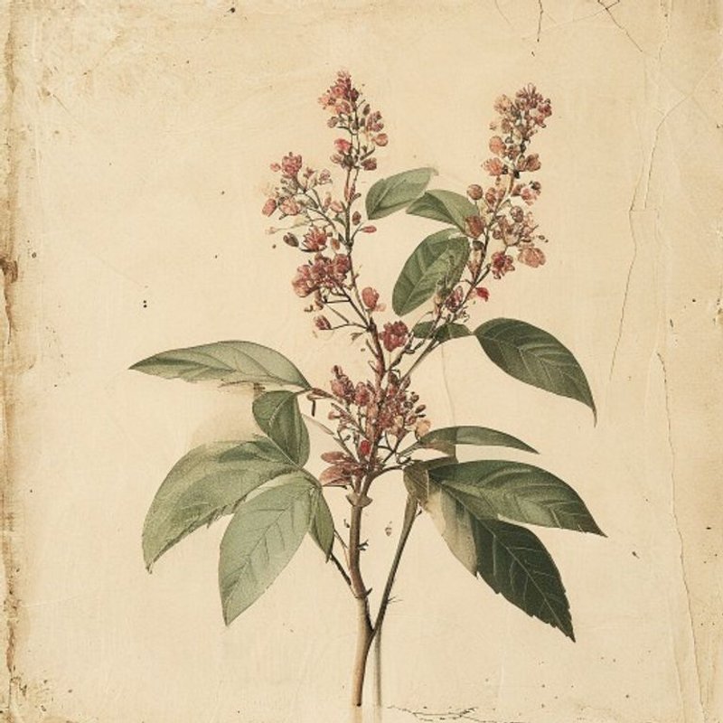 Gaultheria procumbens (Checkerberry) — botanical photograph