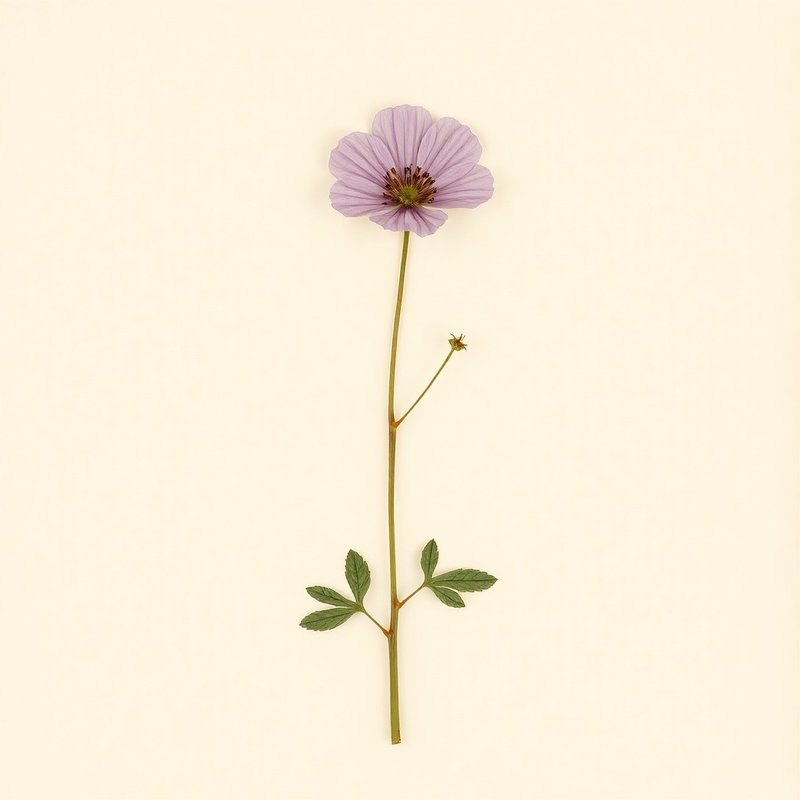 Geranium bicknellii (Bicknell's cranesbill) — botanical photograph