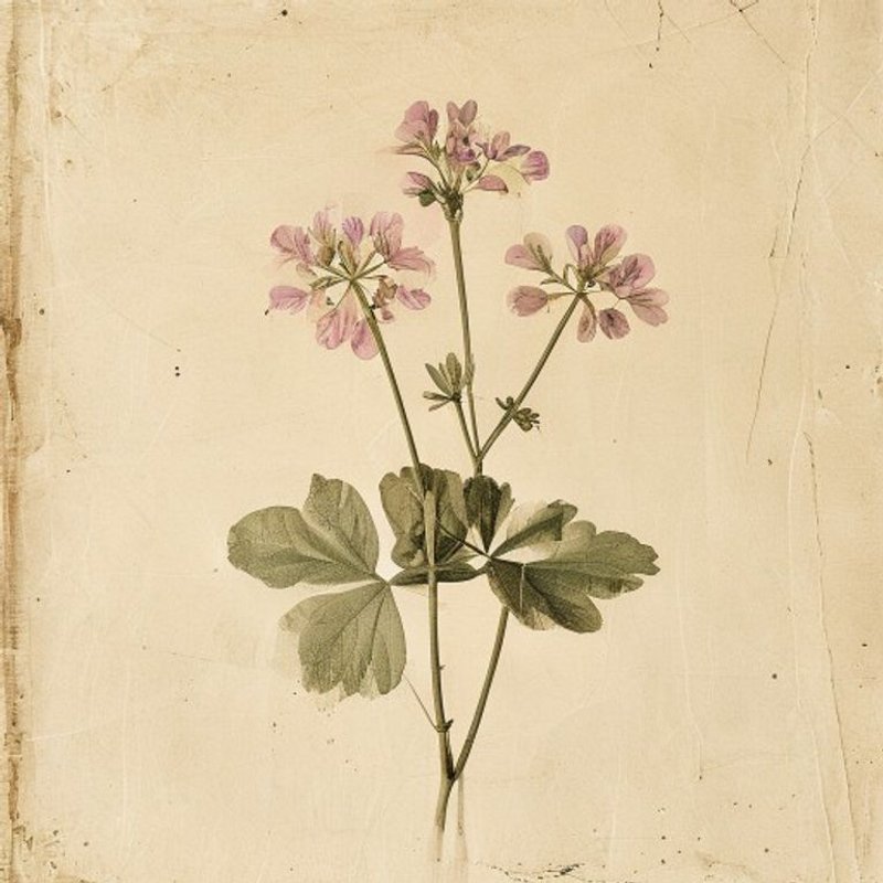 Geranium nepalense (Nepalese Crane's Bill) — botanical photograph