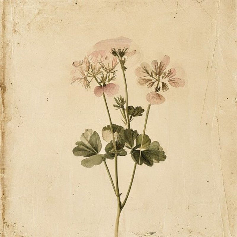 Geranium solanderi (Solander's Geranium) — botanical photograph
