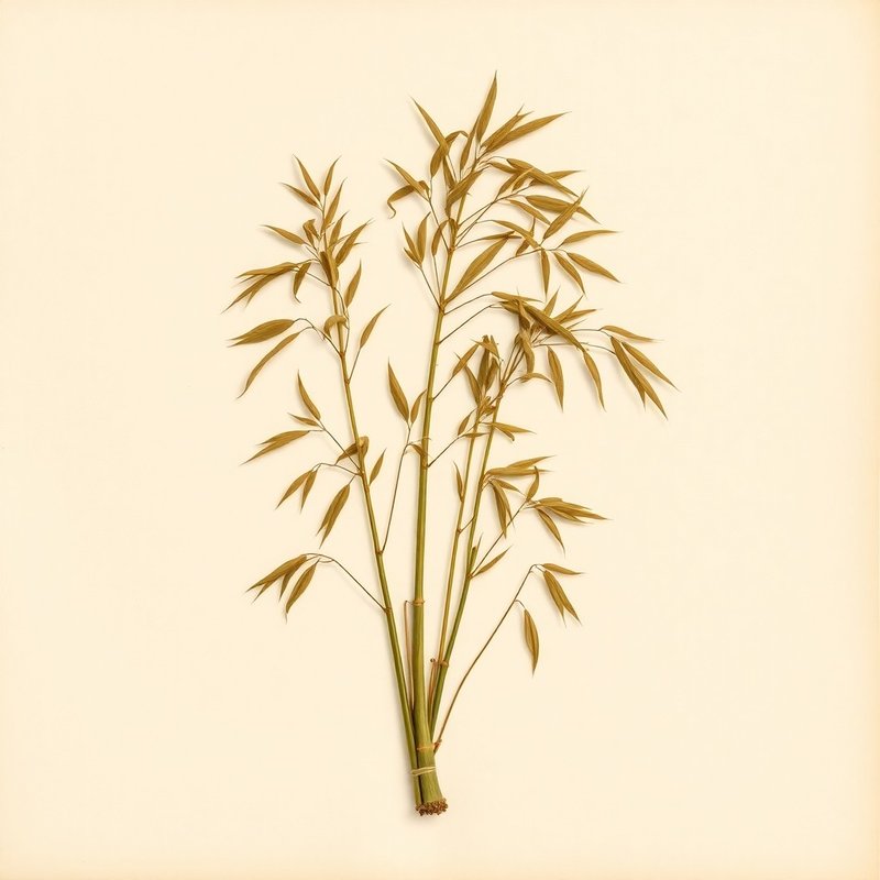 Gigantochloa albociliata (Clumping bamboo) — botanical photograph