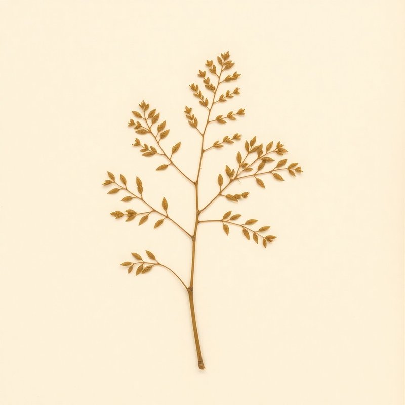 Gleditsia triacanthos (Honey locust) — botanical photograph
