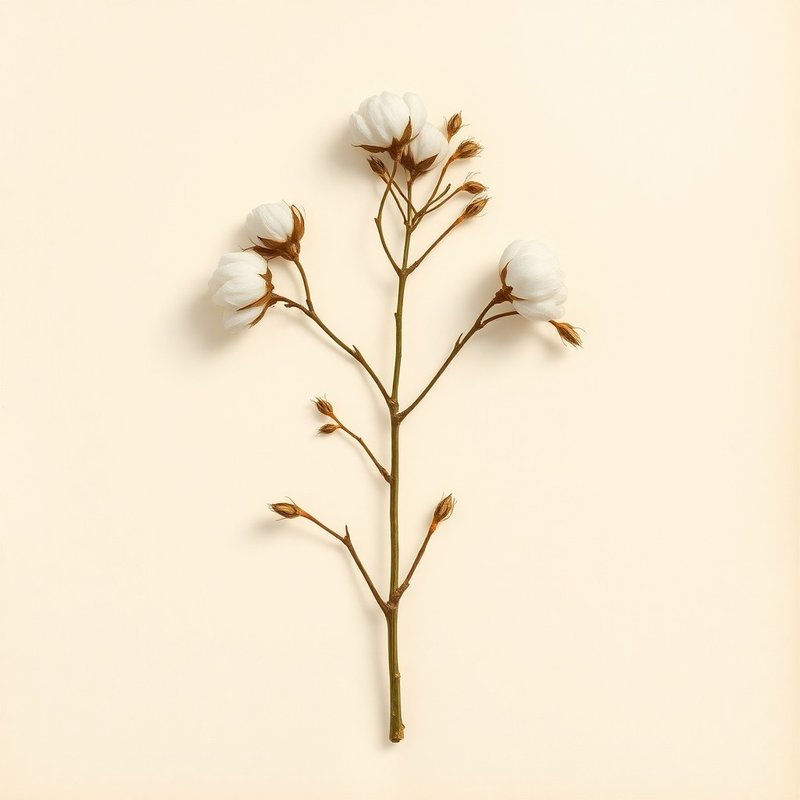 Gossypium arboreum (Tree Cotton) — botanical photograph